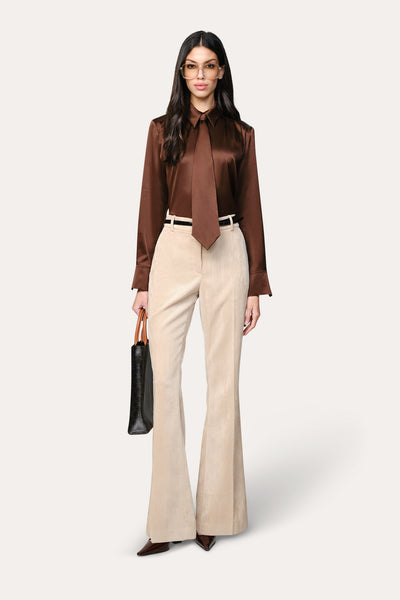 Silk Tie Button Down Image 2