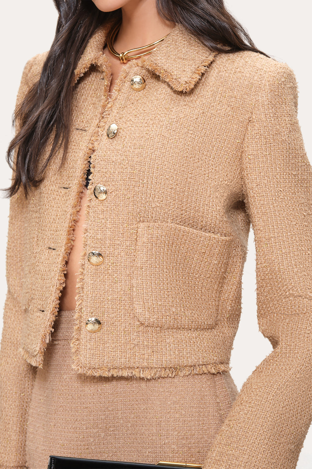 Boucle Tweed Jacket – Elie Tahari