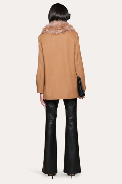 Tortoise Fur Coat Image 3