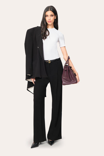 Pleated Crepe Pant Image 2