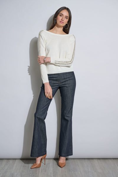 Embellished Merino Cashmere Sweater Image 2