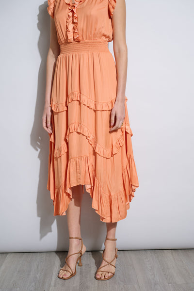 Ruffle Midi Dress Image 4