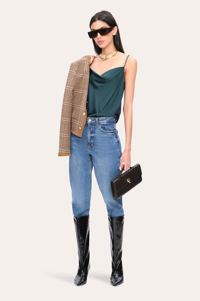 Silk Draped Camisole