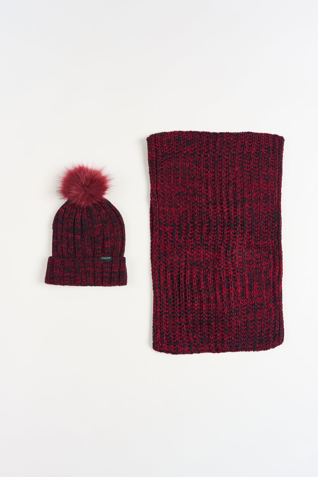 Burgundy hat outlet and scarf