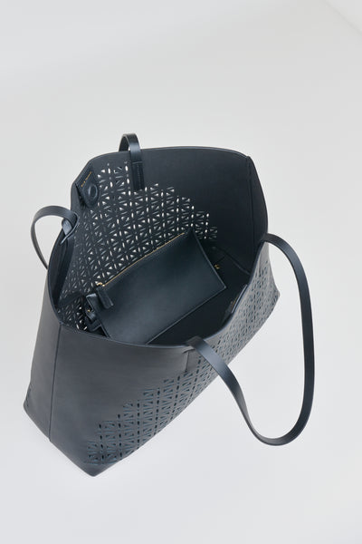 Nappa Leather Lasercut Tote Image 2