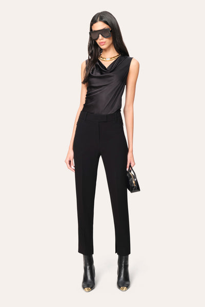 Silk Cowl Neck Top Image 2