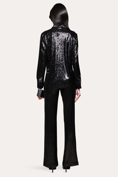 Sequined Button Down Image 3