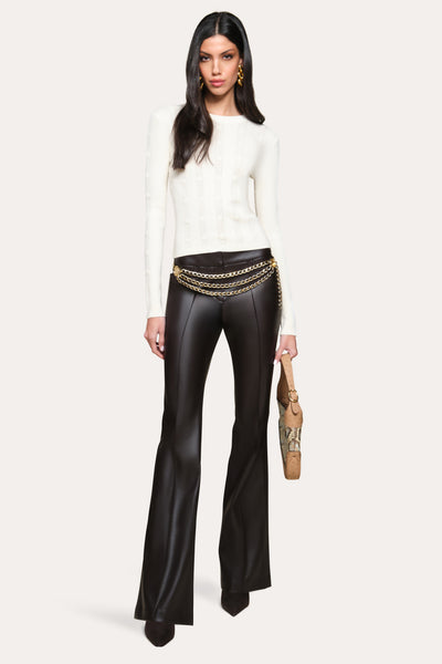 Silk Pointelle Sweater