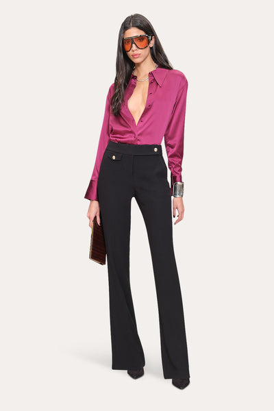 Silk Button Down Shirt Image 2