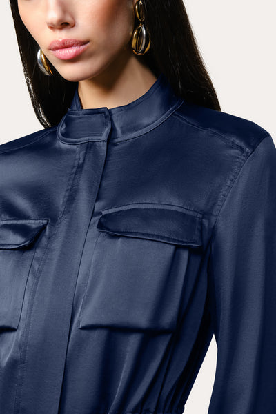 Satin Utility Jacket Image 3