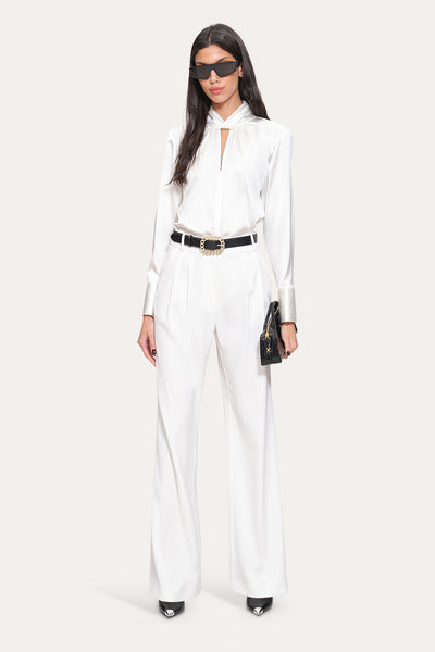 Crepe Pleated Pant Image 2