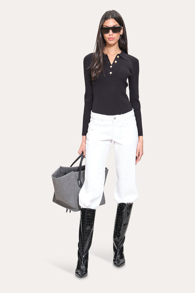 Classic Knitted Polo Image 2