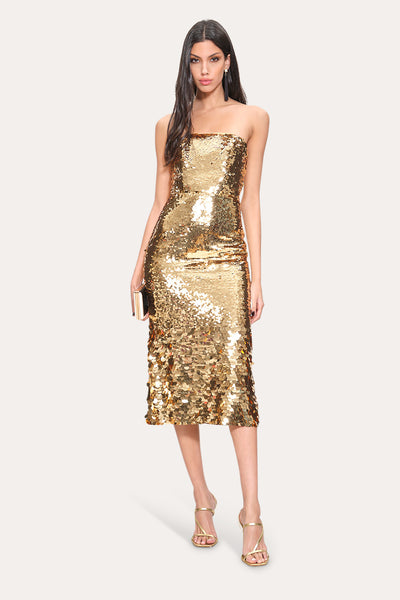 green emerald velvet dress Raven Crepe and Velvet Dress in Dark-Green – Rhea Costa main image 0