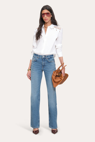 Embroidered Cotton Shirt