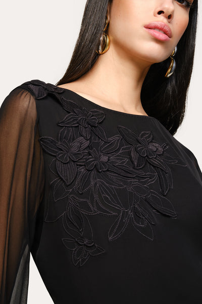 Applique Silk Shirt Image 3