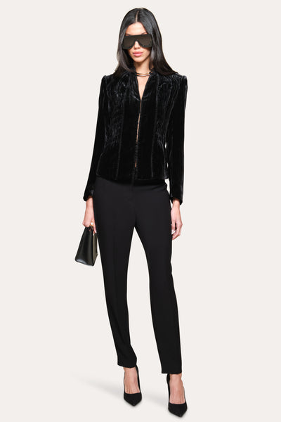 Velvet Detailed Jacket Image 2