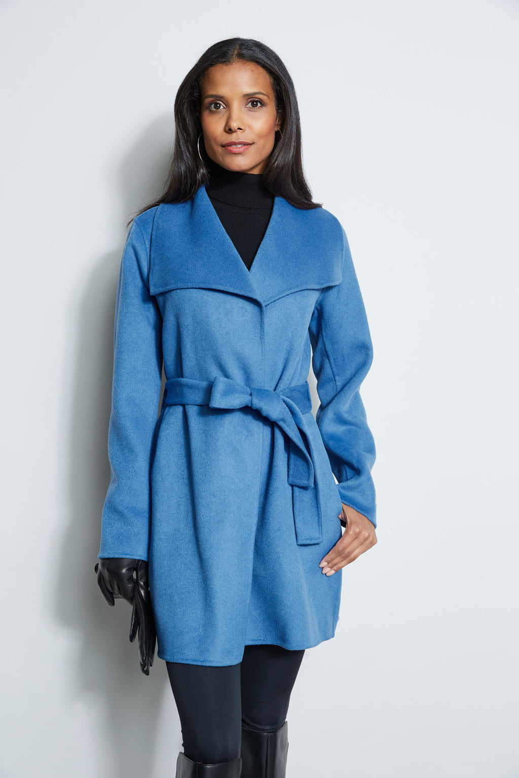 Tahari alice wool maxi 2024 coat