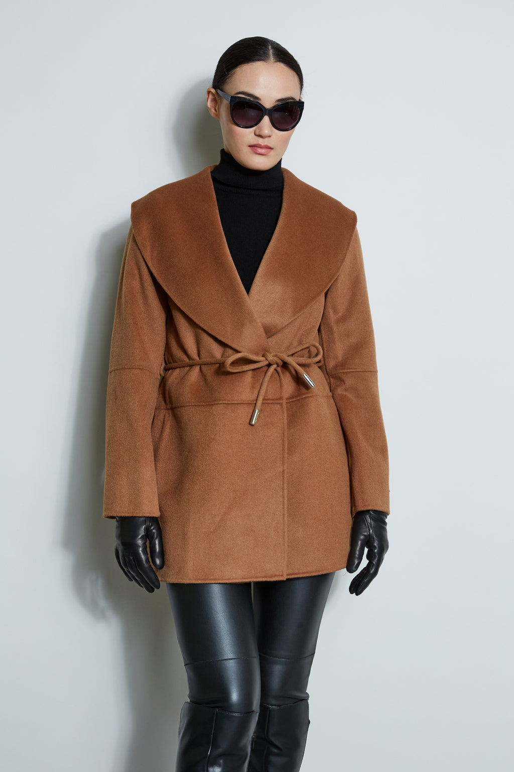 Jackets & Coats, Short Belted Wrap Coat, Coast