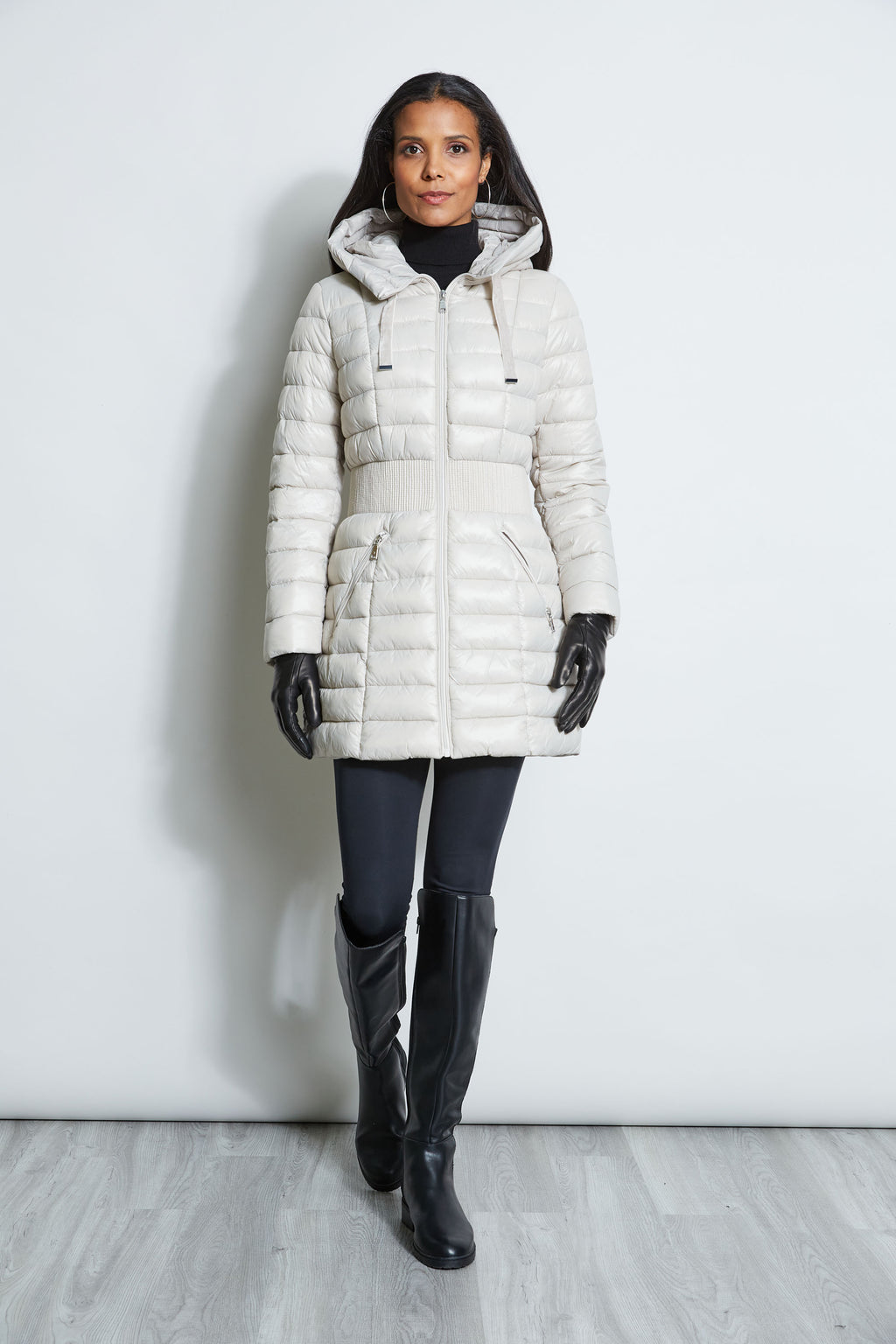 Tahari emily lightweight puffer jacket hotsell