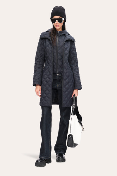 Tahari Quilted Puffer Coat Image 1