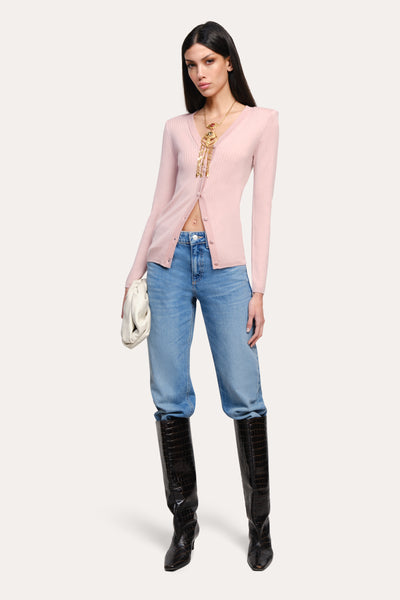 Cara Silk Wool Cardigan