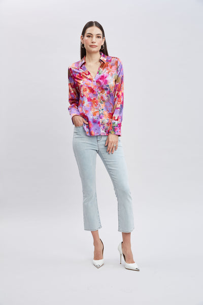 Silk Bloomsbury Button Down Shirt Image 6