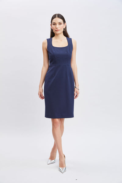 Square Neck Slim Dress Image 1