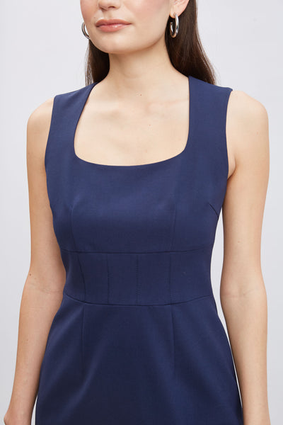 Square Neck Slim Dress Image 4