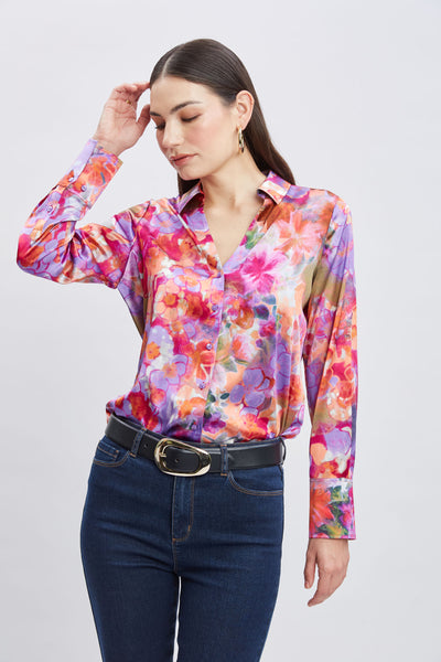 Silk Bloomsbury Button Down Shirt Image 4