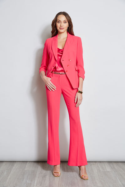 3 Button Ruched Sleeve Blazer Image 6