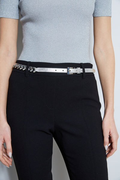 Metallic Chain Belt Image 3