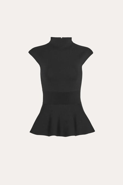 Siena Milano Sculpt Peplum Top Image 1