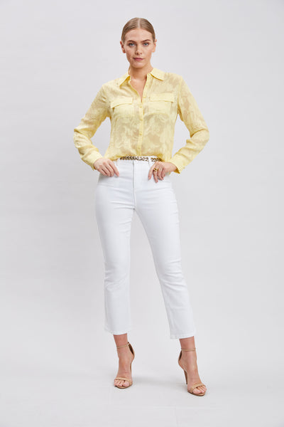 Silk Jacquard Utility Shirt Image 2