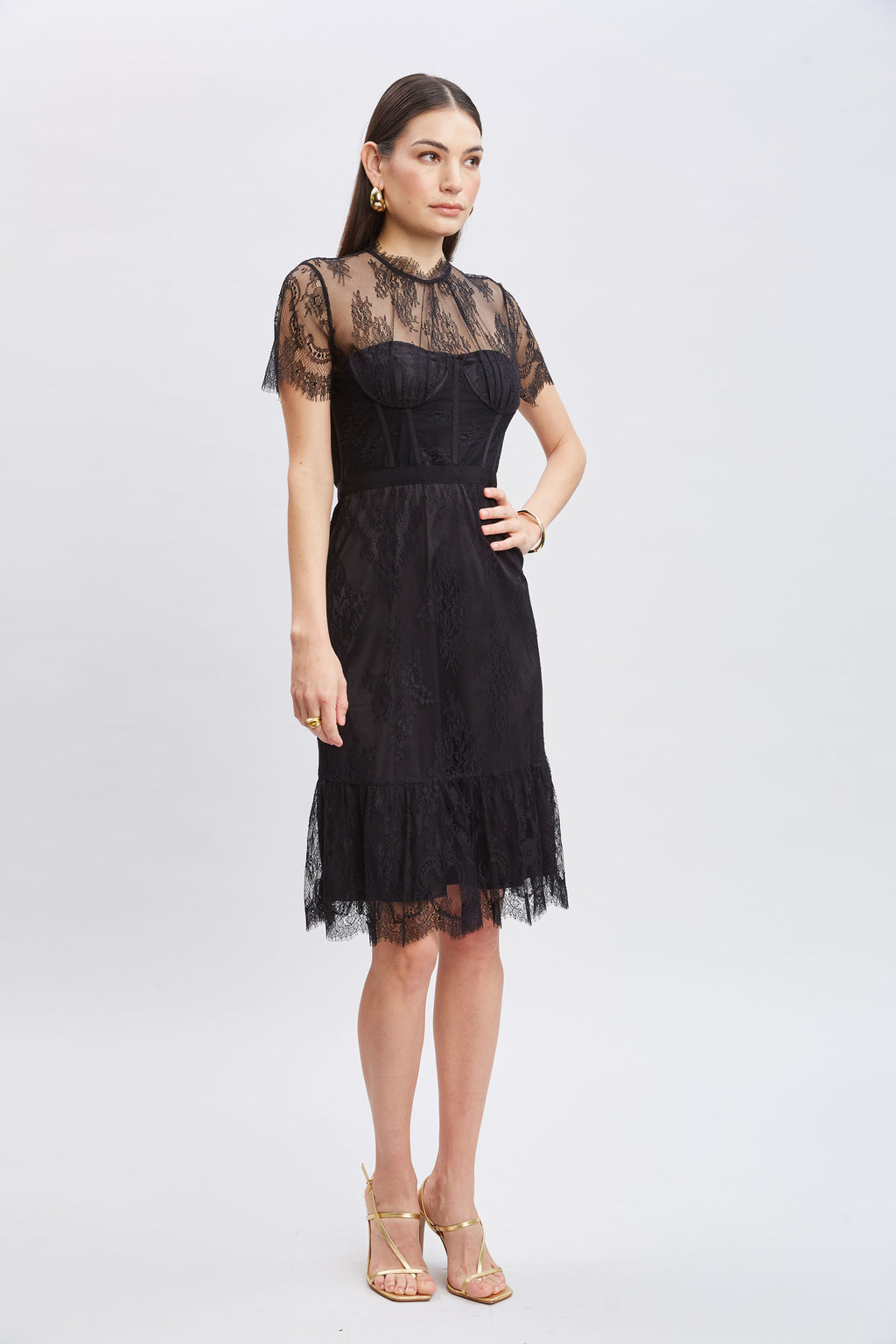 Corset Lace Dress Elie Tahari Corset Lace Dress Elie Tahari