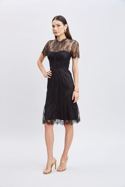 Corset Lace Dress Image 4