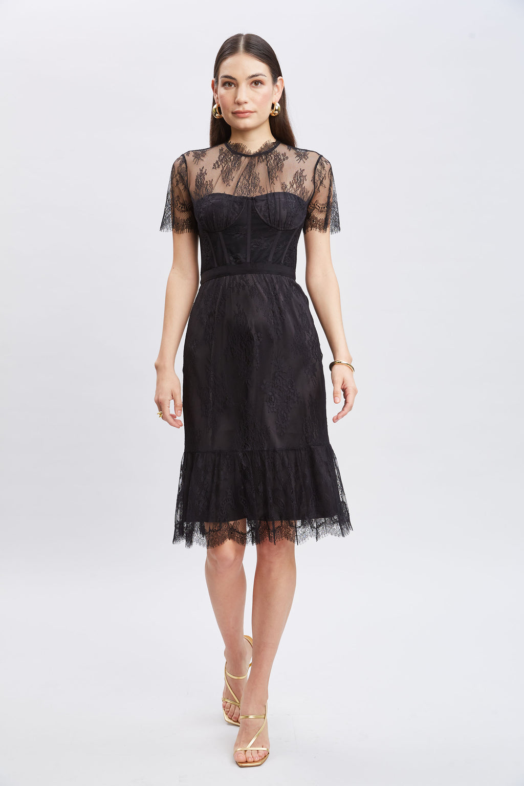 Corset Lace Dress Elie Tahari Corset Lace Dress Elie Tahari