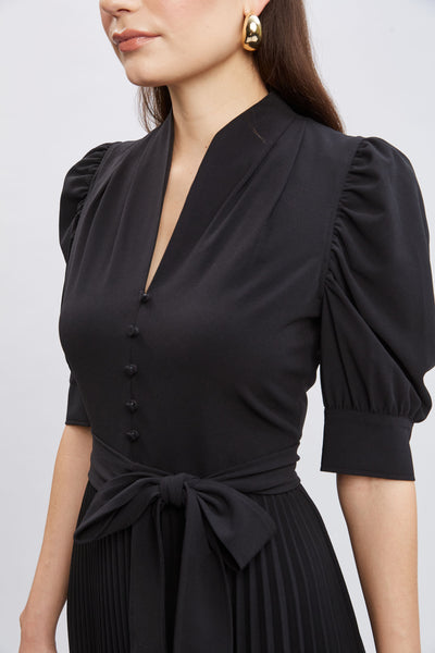 Pleated Contour Dress Image 5