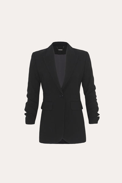 Ruched Sleeve Blazer Image 1