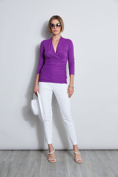 Mock Wrap Knit Image 5