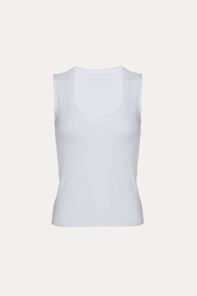 Rib Scoop Neck Knit Image 1