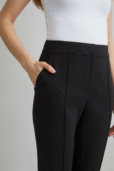 Micro Flare Crepe Pant Image 4
