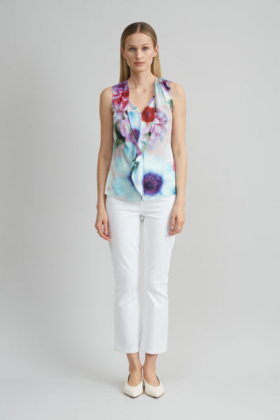 Silk Satin Fantasia Floral Shirt Image 2
