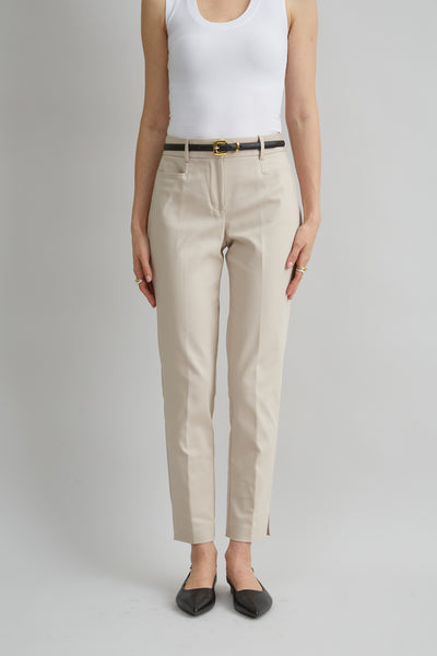 Cotton Slim Slit Pant Image 1