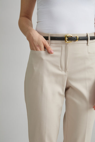 Cotton Slim Slit Pant Image 4