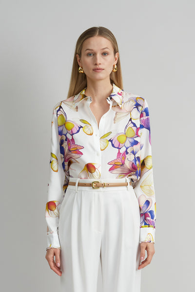 Butterfly Twill Button Down Shirt Image 1
