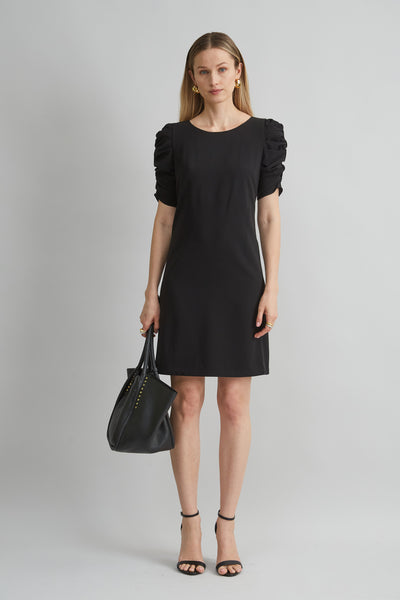 Ruched Sleeve Shift Dress Image 1