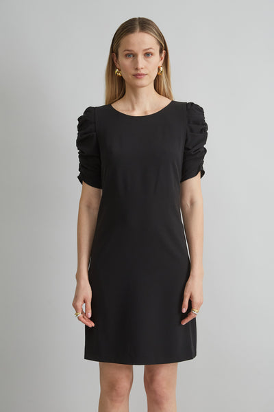 Ruched Sleeve Shift Dress Image 2