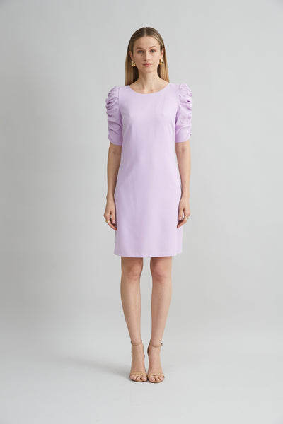 Ruched Sleeve Shift Dress Image 1