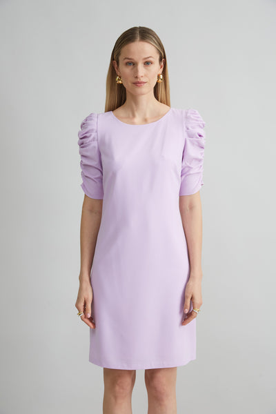 Ruched Sleeve Shift Dress Image 2