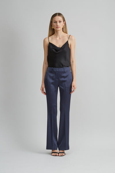 Satin Fit & Flare Pant Image 2